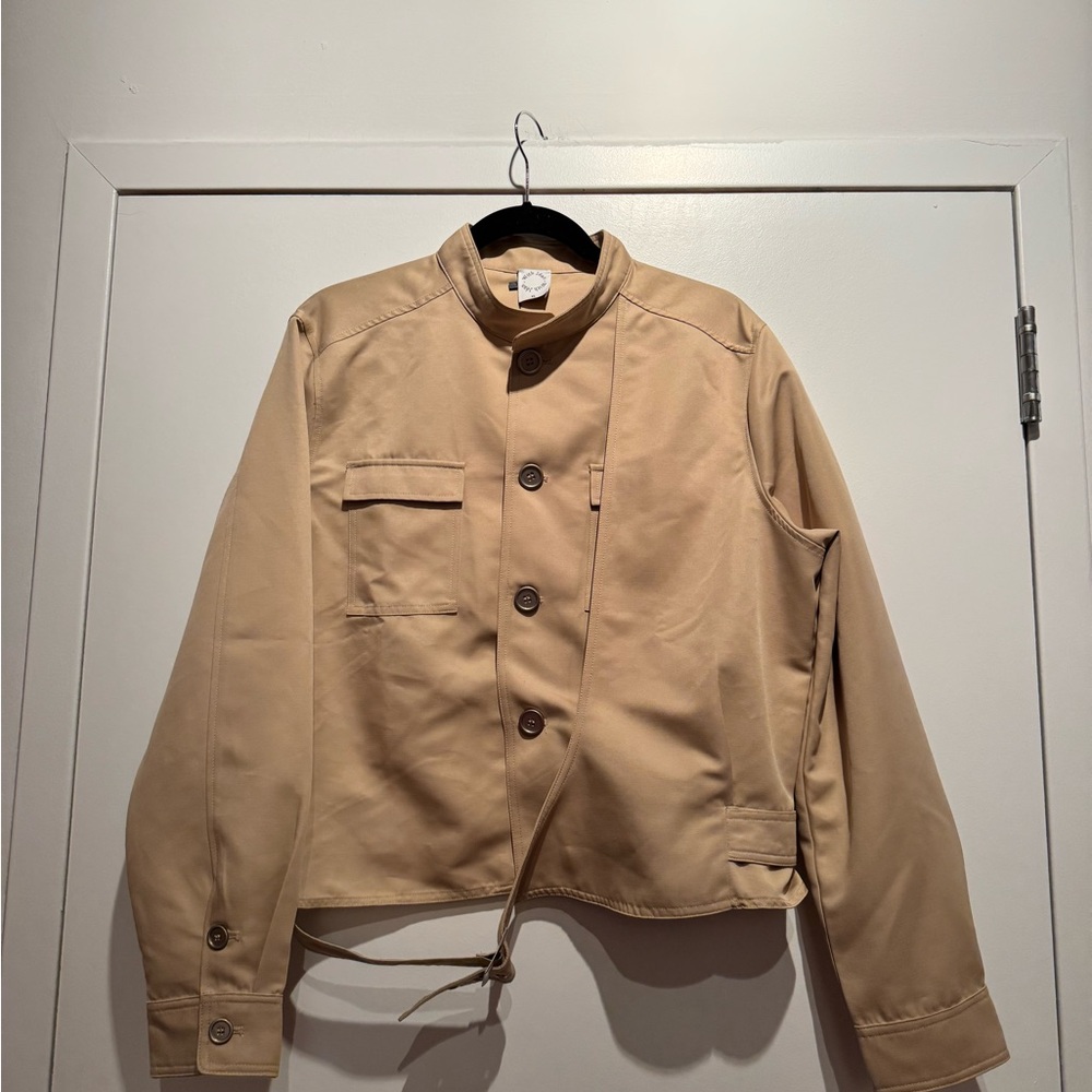 With Jean Ross Jacket Tan XL Brand new with tag!!!